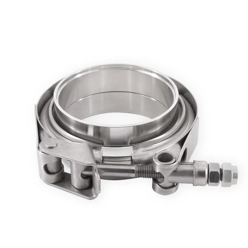 V-Band Clamp, Stainless-Steel, w/Flanges, 2 in (50.8mm)