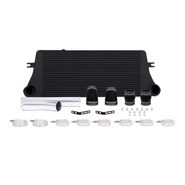 Intercooler Kit, Black/Polished, fits Dodge Ram 5.9L Cummins 1994-2002