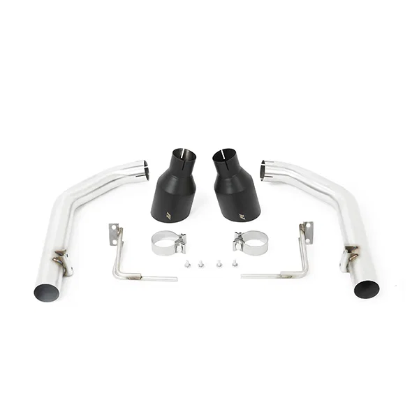 Race Axle-Back Exhaust, Black Tips, fits Ford Mustang GT 2015-2017
