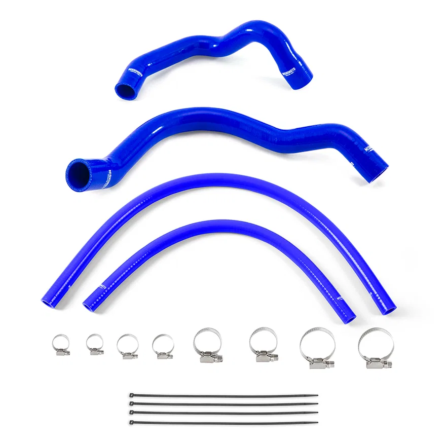 Silicone Radiator and Heater Hose Kit, Blue, fits Jeep Cherokee XJ 4.0L 1991-01