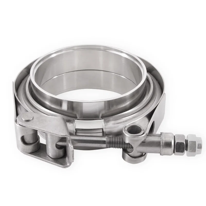 V-Band Clamp, Stainless-Steel, w/Flanges, 1.75in (44.45mm)