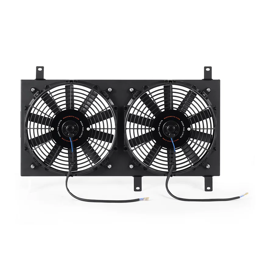 Performance Aluminum Fan Shroud Kit, Black, fits Mazda Miata 1999-2005