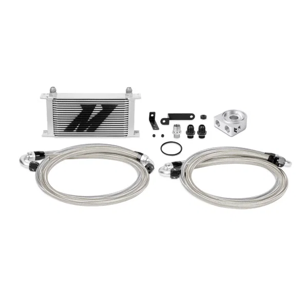 Oil Cooler Kit, Silver, fits Subaru WRX STI 2008-2014