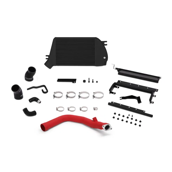 Performance Top-Mount Intercooler Kit, Black, Race, fits Subaru WRX 2015-2021