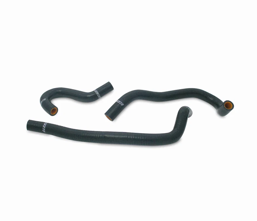 Silicone Heater Hose Set, Black, fits Toyota Supra 1986-1992