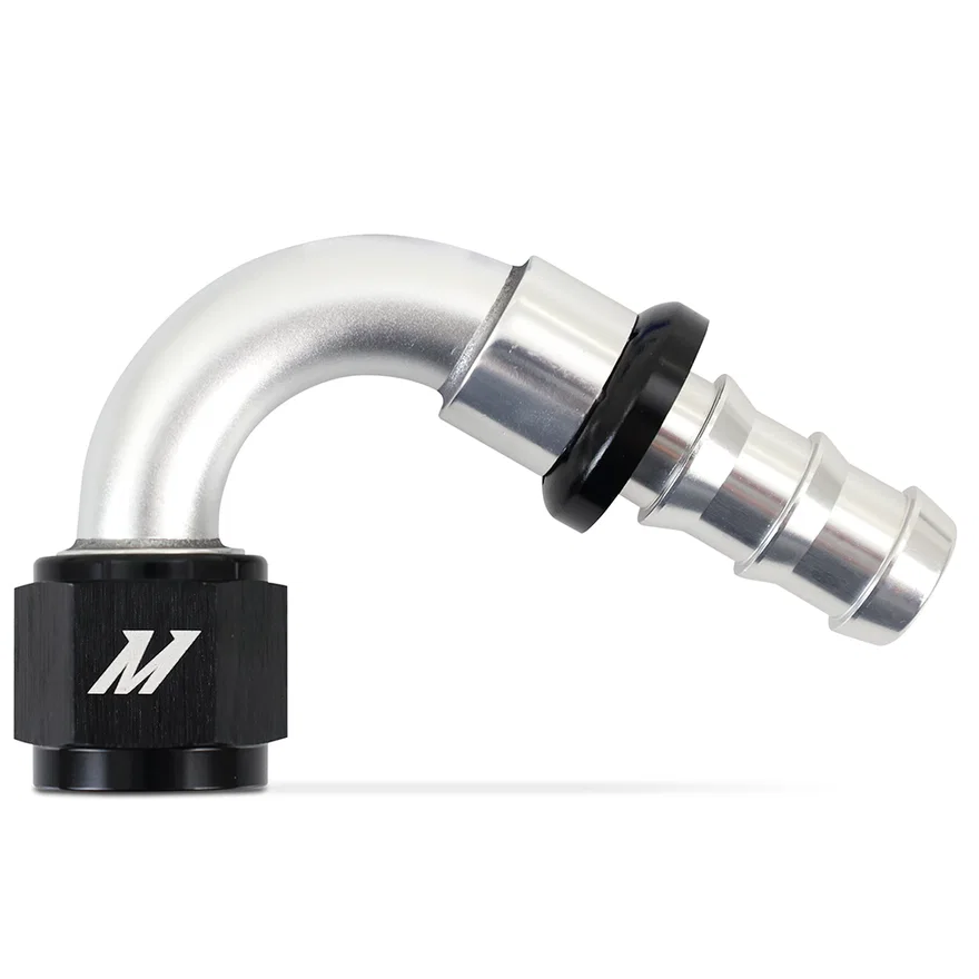 Push-Lock Fitting, -10AN, 120-Degree