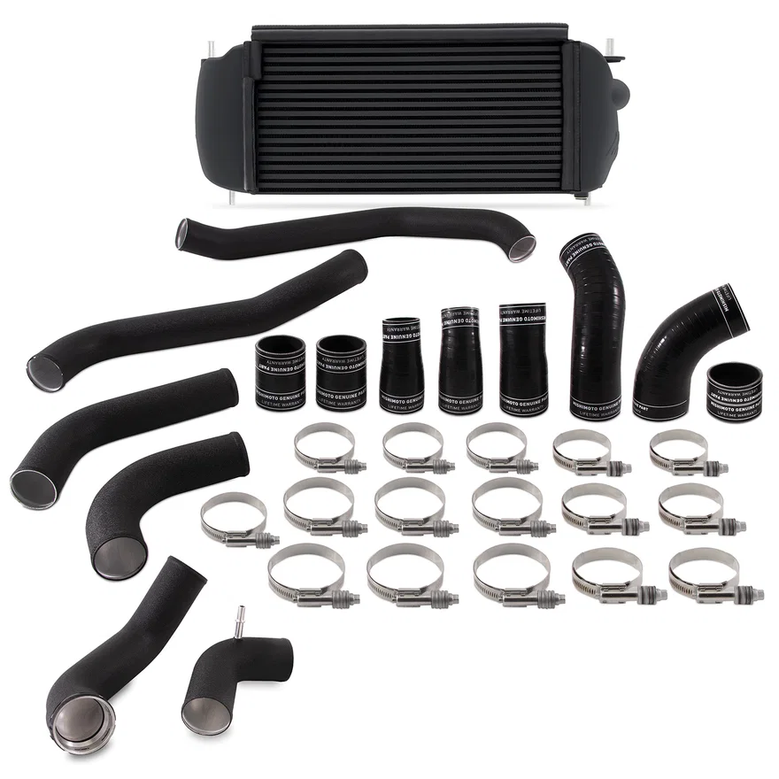 Intercooler Kit, Black/Black, fits Ford F-150 3.5L EcoBoost 2017-2020