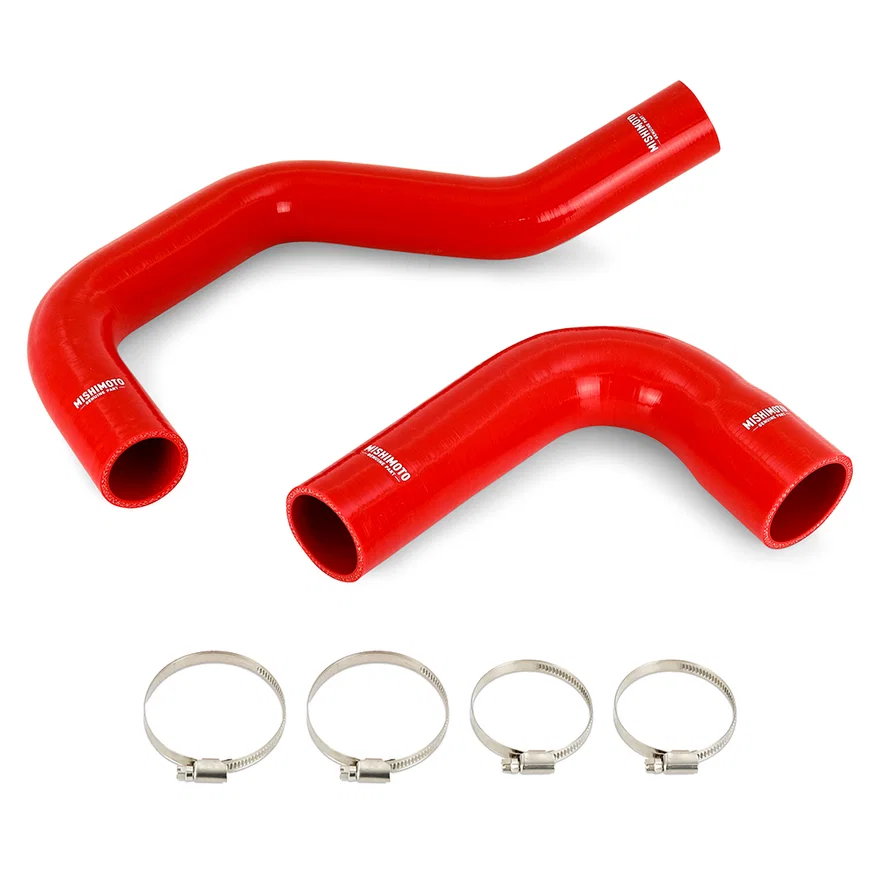 Silicone Radiator Hose Kit, Red, fits Dodge 5.9L Cummins 1991-1993