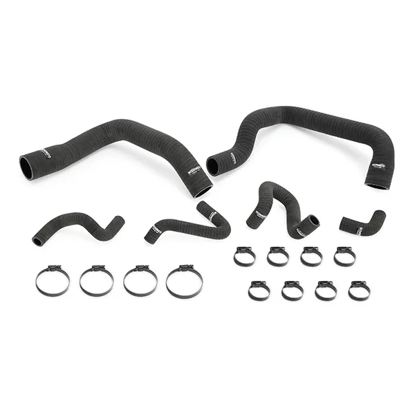 Silicone Radiator Hose Kit, Black, fits Ford Mustang GT/Cobra 1986-1993