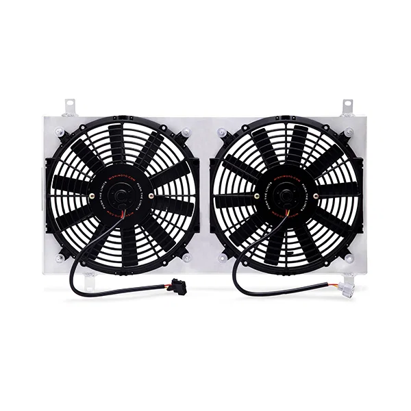 Performance Aluminum Fan Shroud Kit, Polished, fits Mazda Miata 1990-1997
