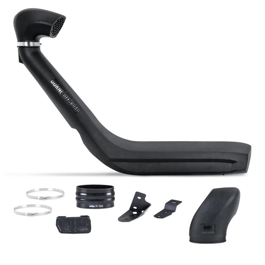 Snorkel, Black, w/Stock Air Intake, fits Ford Bronco 2.3L/2.7L EcoBoost 2021+