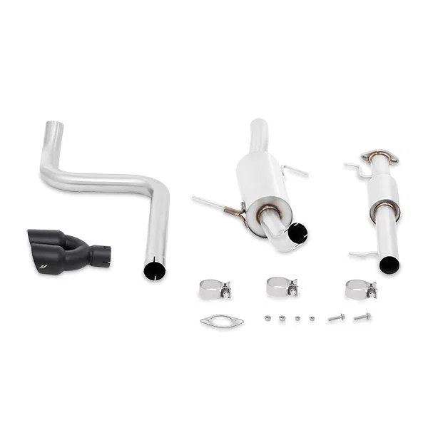 Cat-Back Exhaust, Black, Resonated, fits Ford Fiesta ST 2014-2019