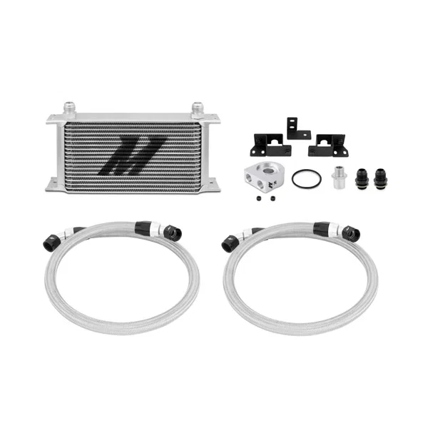 Oil Cooler Kit, Silver, fits Jeep Wrangler JK 2007-2011