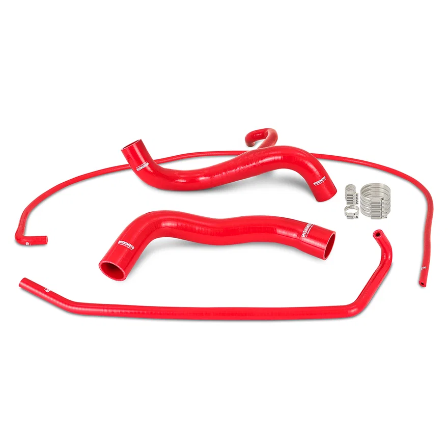 Silicone Radiator Hose Kit, Red, fits Chevy SS 2014-2017