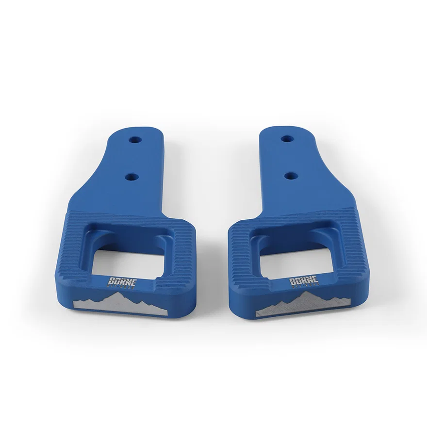 Front Lower Borne Off-Road BNTH-F150-17BL Billet Tow Hooks, Blue, fits Ford F-150 Raptor 2017+
