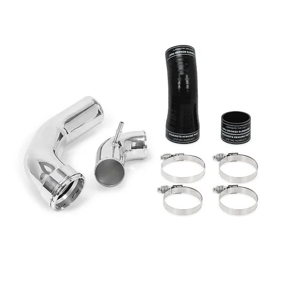 Intercooler Pipe Kit, Polished, Cold-side, fits Ford F-150 3.5L EcoBoost 2015-16