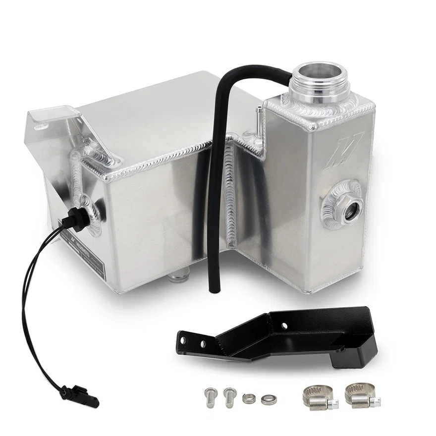 MMRT-RAM-19BK Aluminum Degas Tank, Natural, fits Ram 6.7L Cummins 2019+