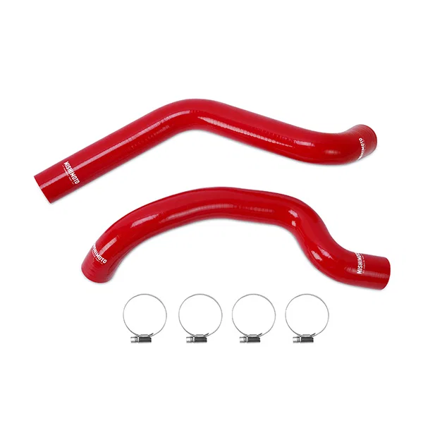 Silicone Hose Kit, Red, fits Jeep Wrangler 6 Cyl 2007-2011