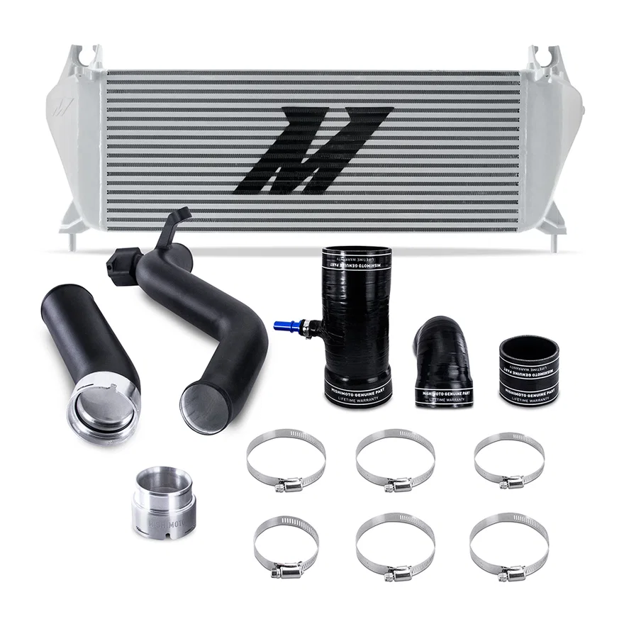 Intercooler Kit, Silver/Black, fits Ford Ranger EcoBoost 2.3L 2019-2023