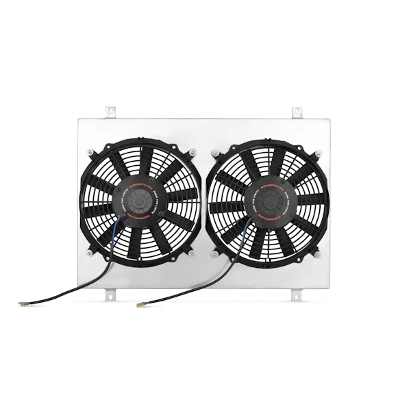 Performance Aluminum Radiator Fan Shroud, Polished, fits Ford Mustang 1979-93