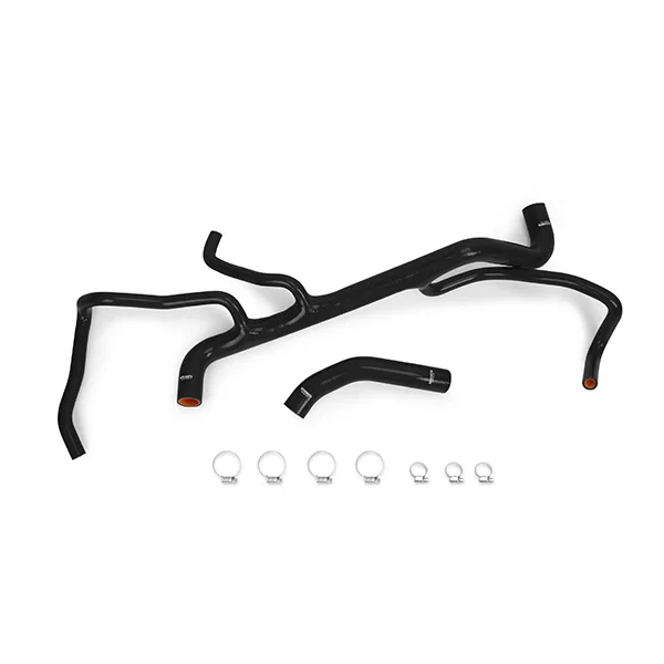 Silicone Radiator Hose Kit, Black, fits Chevrolet Camaro SS 2016-2024