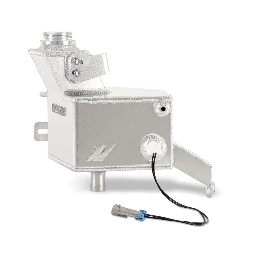 Aluminum Degas Tank, Natural, fits Ram 6.7L Cummins 2013-2018