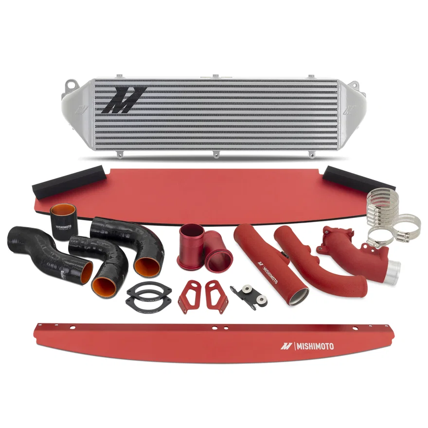 MMINT-GRC-23K Intercooler Kit, Silver/Red, fits Toyota GR Corolla 2023+