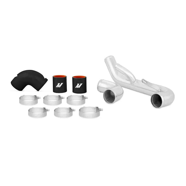 Intercooler Pipe Kit, Black, Lower, fits Mitsubishi Lancer Evolution X 2008-2015