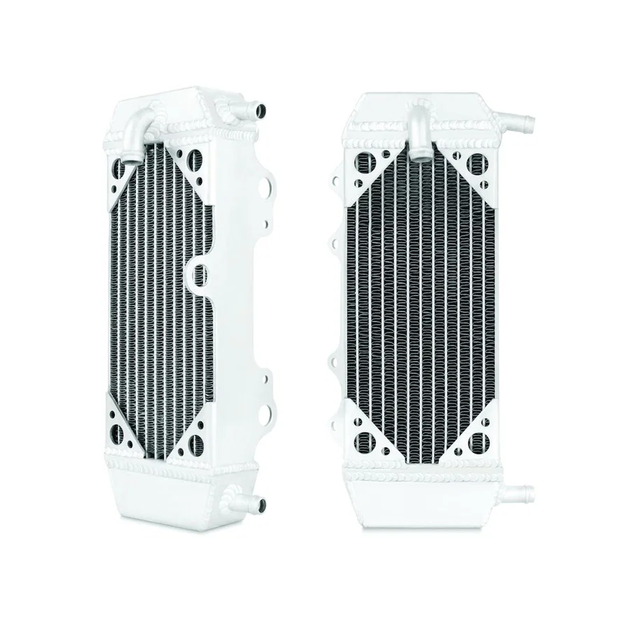 Aluminum Dirt Bike Radiator, Left Braced, 2-Stroke, fits Yamaha YZ125 2005-2014