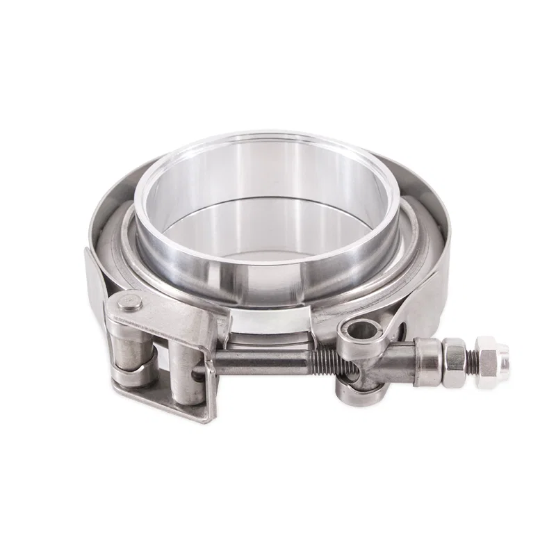 Aluminum V-Band Clamp w/Flanges, 3.5in (88.9mm)