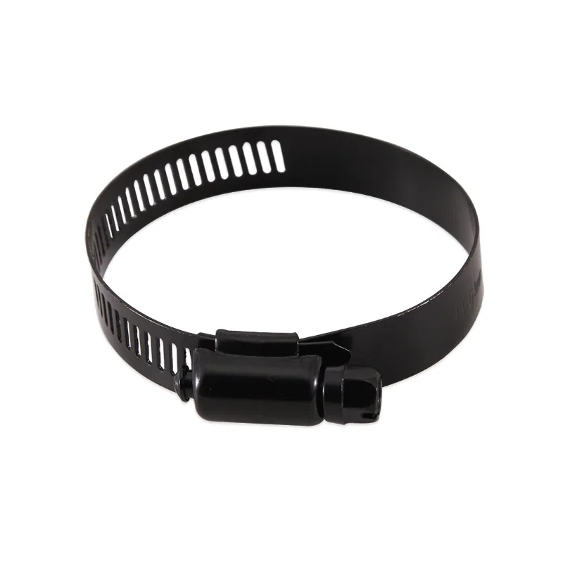 Worm Gear Clamp, High-Torque, Black, 0.83in - 1.73in (21mm - 44mm), Pack of 10