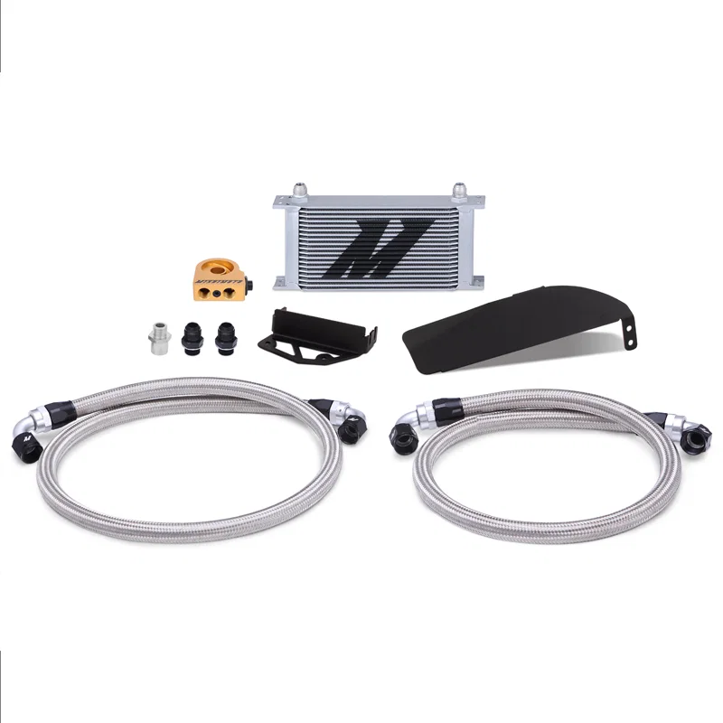 Oil Cooler Kit, Silver, Thermostatic, fits Honda Civic Type R 2017-2021
