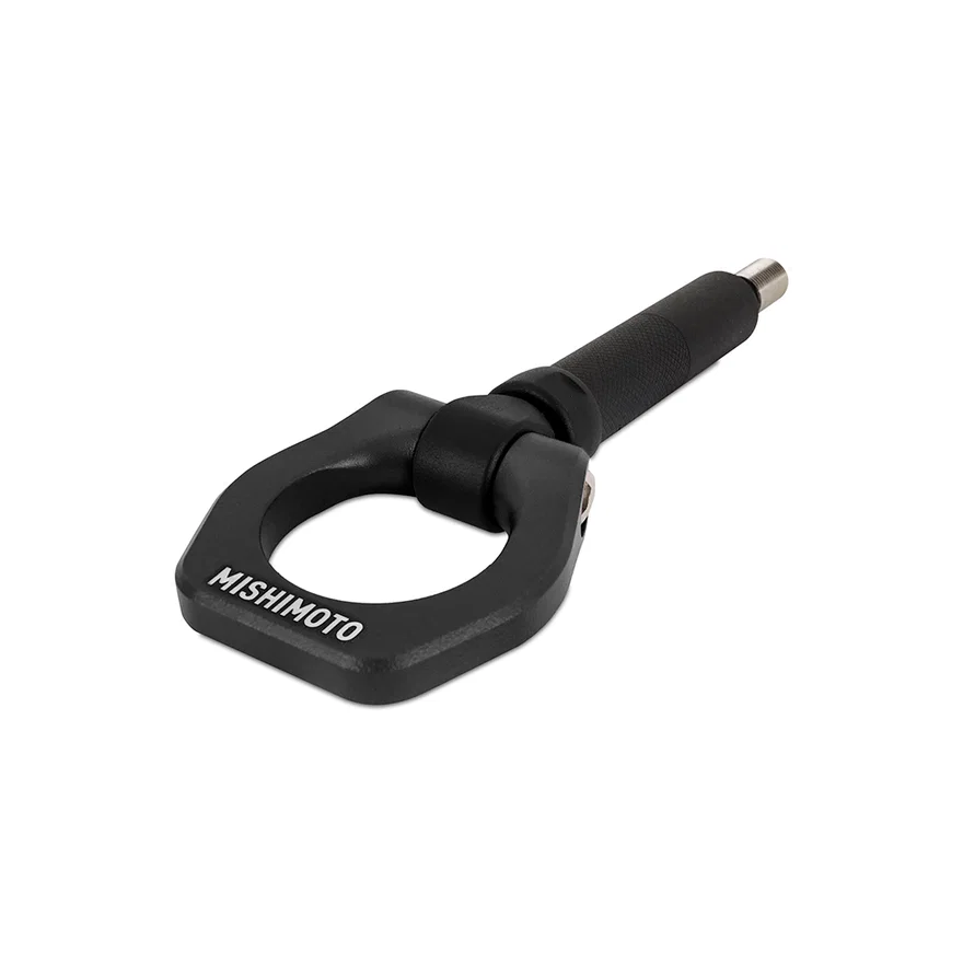 Front Racing Tow Hook, Black, fits Subaru WRX/STI 2002-2007