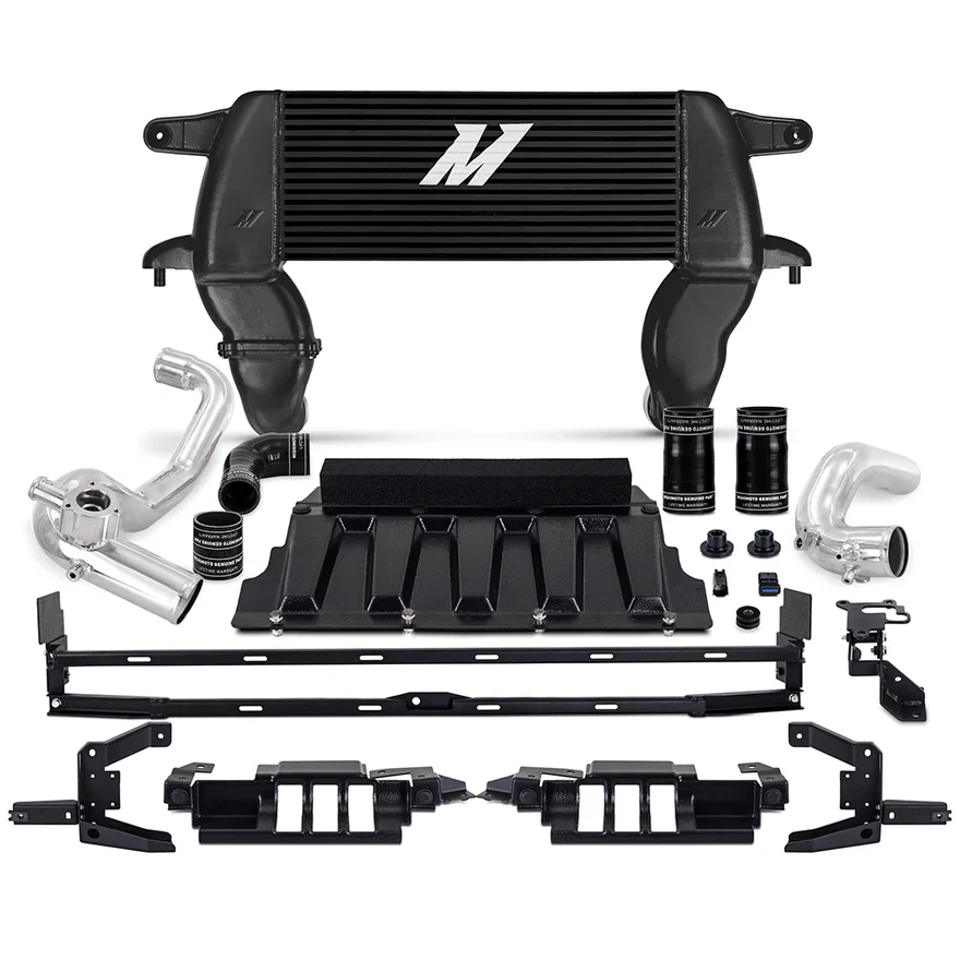 Intercooler Kit, Black/Polished, High-Mount, fits Ford Bronco 2.3L 2021+