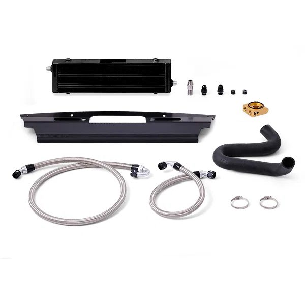 Oil Cooler Kit, Black, Thermostatic, fits Ford Mustang GT RHD Models 2015-2017