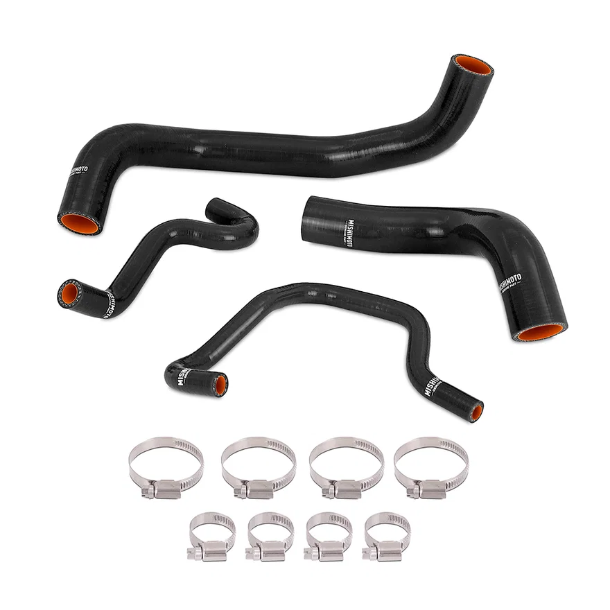 Silicone Radiator Hose Kit, Black, fits Infiniti Q50/Q60 3.0T 2016-2024
