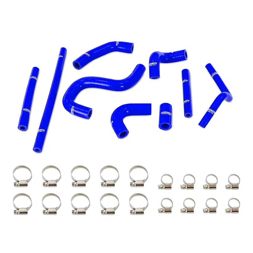 Silicone Heater Hose Kit, Blue, fits Toyota 4Runner 3.4L W/Rear Heater 1996-2002