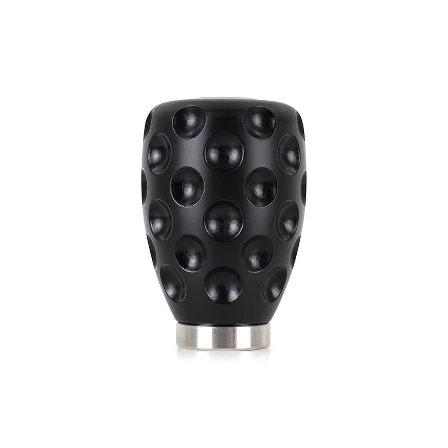 MMSK-DMPL-BK Shift Knob, Black, Weighted, w/Steel Core, Delrin Dimpled Shell
