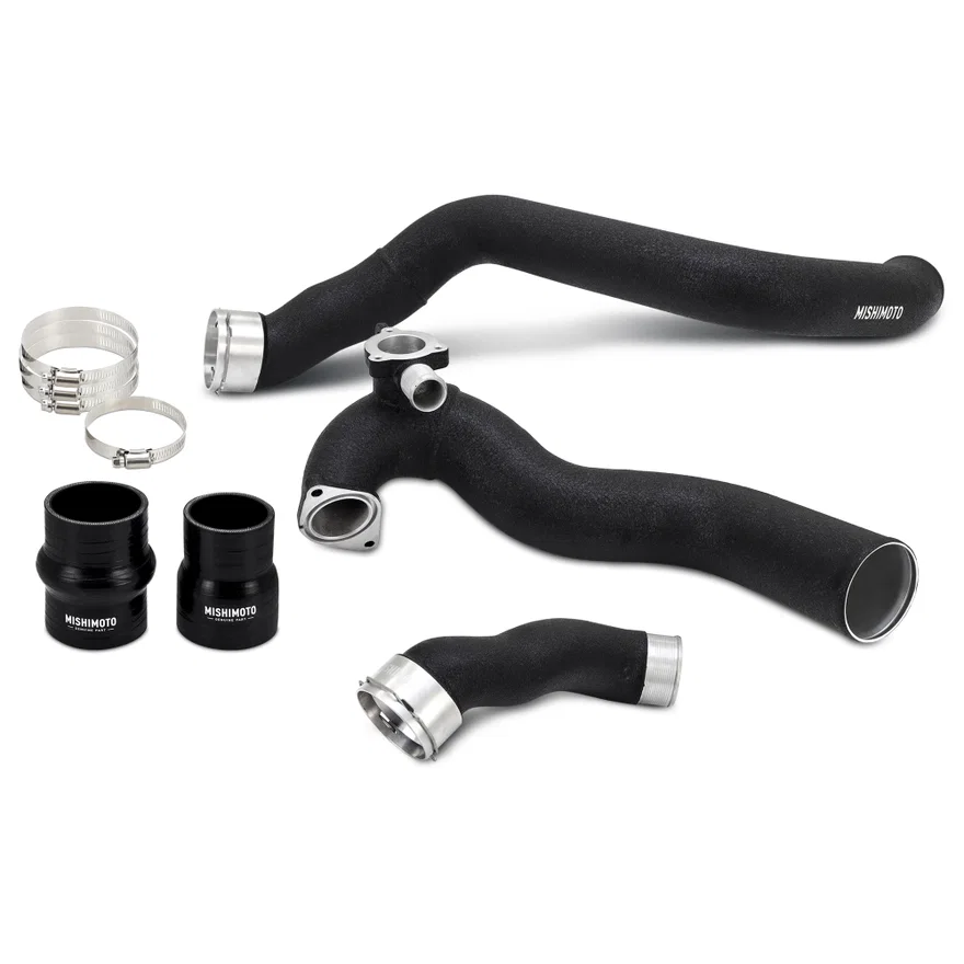 Intercooler Pipe Kit, Black, fits Ford Mustang EcoBoost 2024+