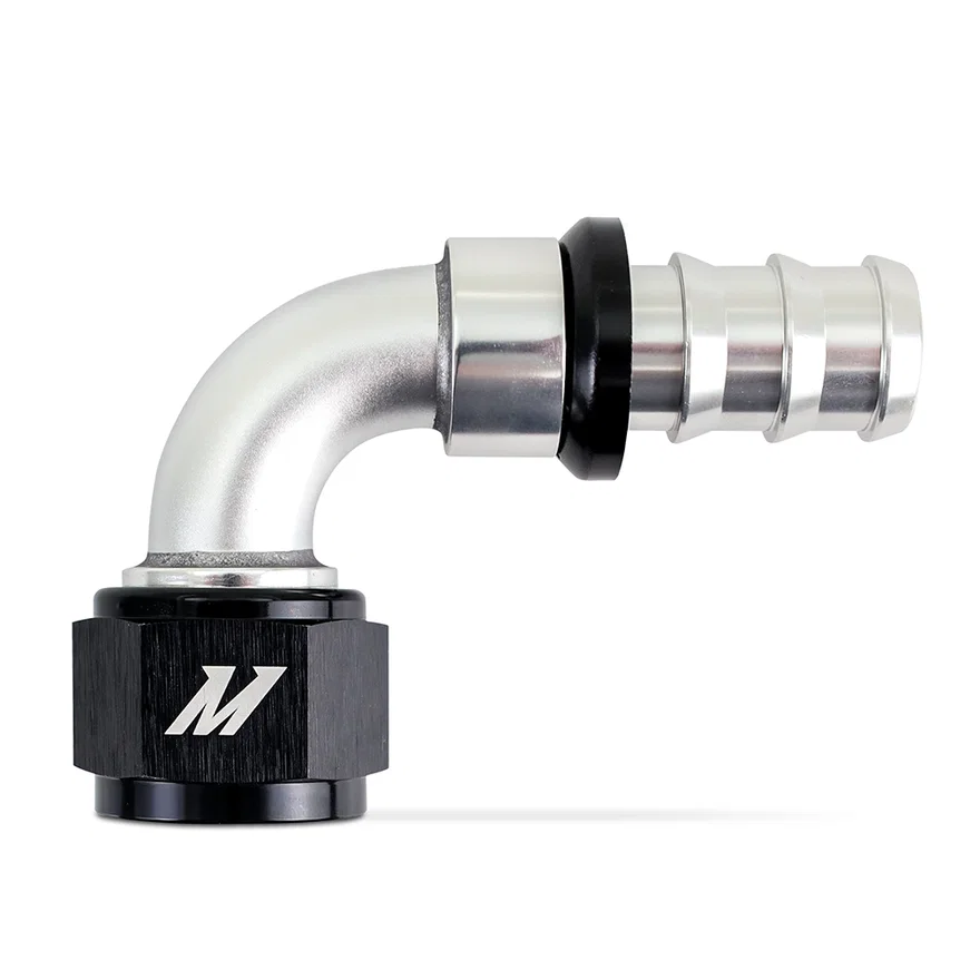 Push-Lock Fitting, -12AN, 90-Degree