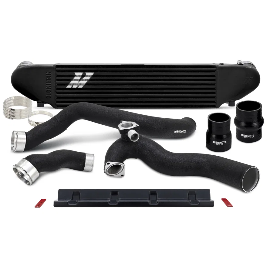 Intercooler Kit, Black/Black, fits Ford Mustang EcoBoost 2024+