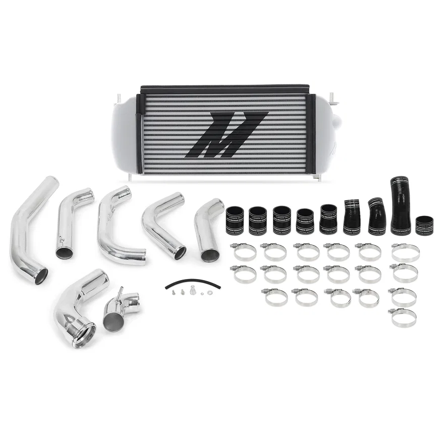 Intercooler Kit, Silver/Polished, fits Ford F-150 3.5L EcoBoost 2015-2016
