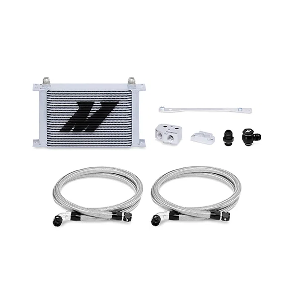 Front-Sump Race Oil Cooler Kit, Silver, fits LS1/LS2 for Pontiac GTO
