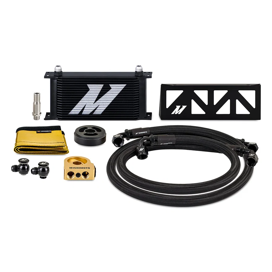 Oil Cooler Kit, Black, Thermostatic, fits Subaru BRZ/Toyota GR86 2022+