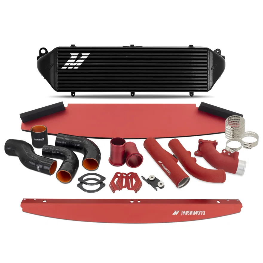 MMINT-GRC-23K Intercooler Kit, Black/Red, fits Toyota GR Corolla 2023+