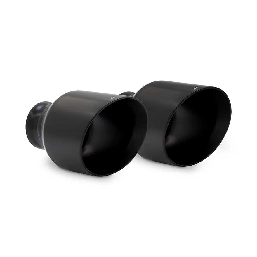 MMEXH-TIP-MOPARBK Exhaust Tips, Black, 5in Outlet, fits Dodge Charger V8 2015-2024 Outer