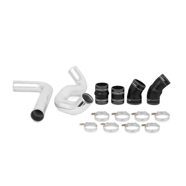 Intercooler Pipe Kit, Black, fits Ford 6.0L Powerstroke 2003-2007