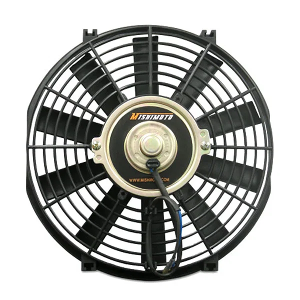 Electric Fan, Slim, Straight Blade, Black, 16 in