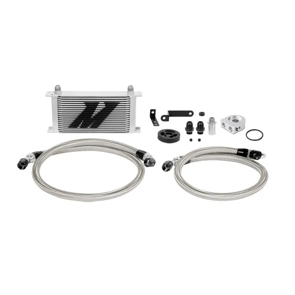 Oil Cooler Kit, Silver, fits Subaru WRX 2008-2014