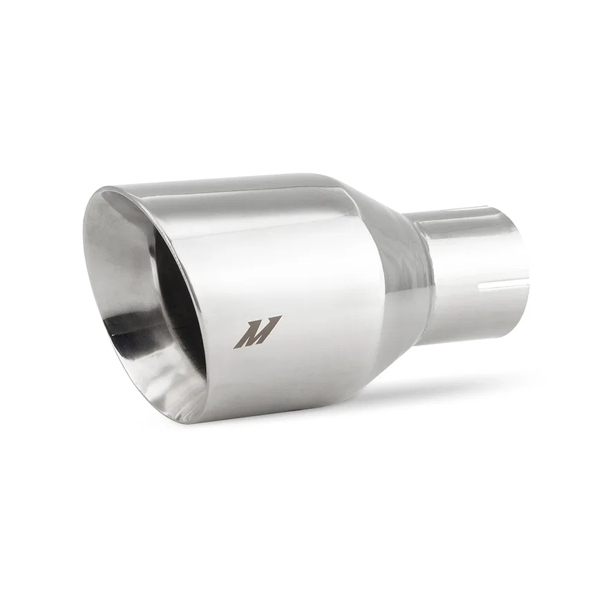Exhaust Tip, Polished, Double Wall, 2.5in Inlet